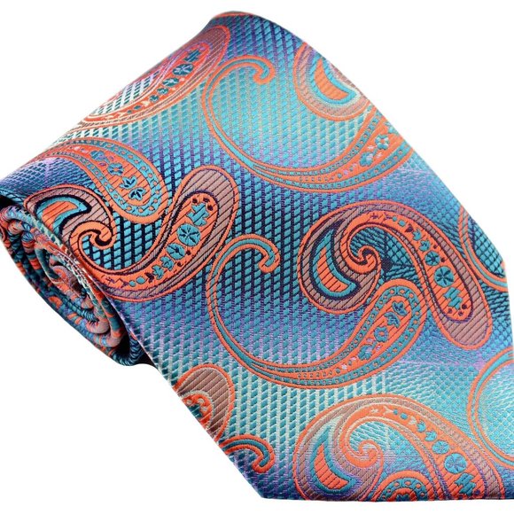 Checks Jacquard Woven Silk Necktie